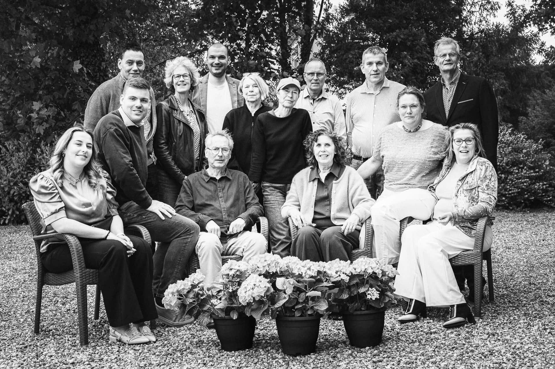 Familie foto van de huidige familie Otten